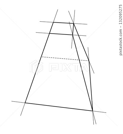 Abstract Lines Composition 132095275