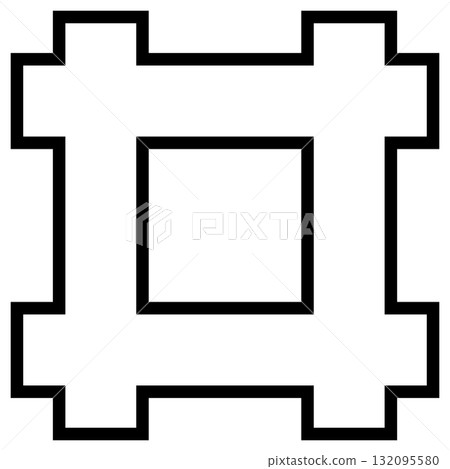這是家族徽章。它的名字是「影平井筒」。 132095580
