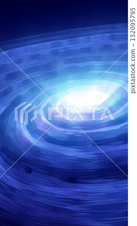 Abstract spiral galaxy glowing with blue light and cosmic energy in a swirling motion Abstract spiral galaxy glowing with blue light and cosmic energy in a swirling motion 132095795