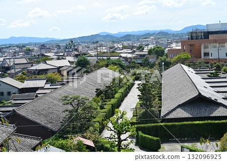 View of the castle guard's residence from Matsusaka Castle (Tonomachi, Matsusaka City, Mie Prefecture) 132096925