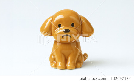 坐著的小狗：玩具貴賓犬 132097124