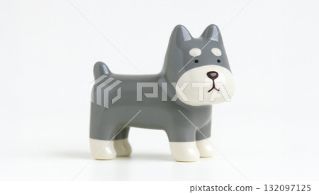 迷你雪納瑞雕像 132097125