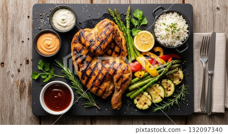 Inspirasi Sarapan Lezat dan Bergizi dengan Roti, Pancake, dan Buah Segar 132097340