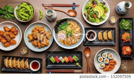 Inspirasi Sarapan Lezat dan Bergizi dengan Roti, Pancake, dan Buah Segar 132097509