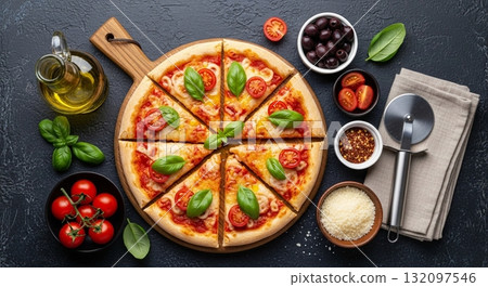 Inspirasi Sarapan Lezat dan Bergizi dengan Roti, Pancake, dan Buah Segar 132097546