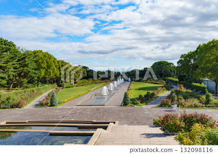 神戶須磨離宮公園的噴泉花園 132098116