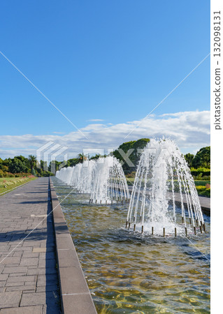 神戶須磨離宮公園的噴泉花園 神戶須磨離宮公園的噴泉花園 132098131