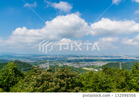 從二條山展望台眺望大阪 132098508