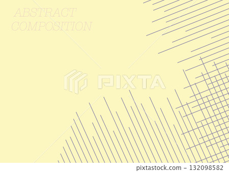 Abstract geometric patterns of parallel lines. Template for postcards, posters, covers, interior and creative design 132098582