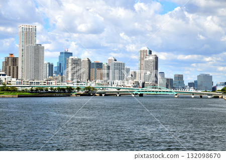 晴海大橋/晴海大橋（舊晴海鐵路橋）週邊景觀（東京都江東區）[2025年10月] 132098670