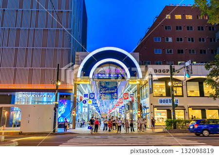 Hokkaido, Sapporo City, moyuk SAPPORO and Tanukikoji 3-chome 132098819