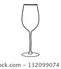 Handwritten wine glass 01 132099074