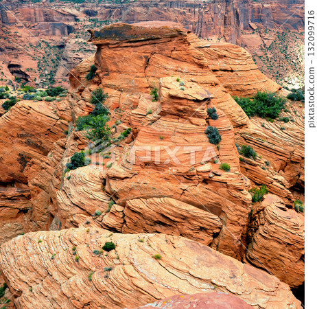 Surrounding Terrain, Cliffs, and Valley Canyon De Chelly Arizona 132099716