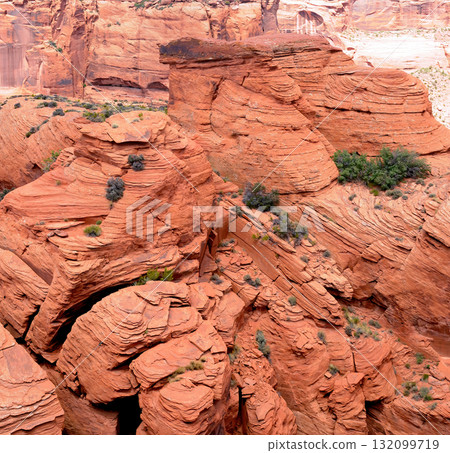 Surrounding Terrain, Cliffs, and Valley Canyon De Chelly Arizona 132099719