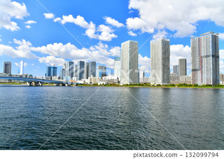 Harumi Bridge / View of the Harumi area (Chuo Ward, Tokyo) [October 2025] 132099794
