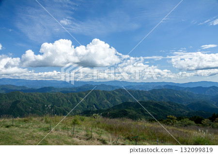 The Southern Alps as seen from Chausuyama Plateau 132099819