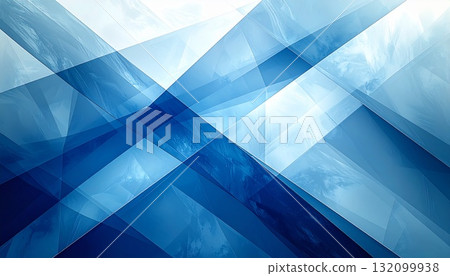 Blue glass abstract background 132099938