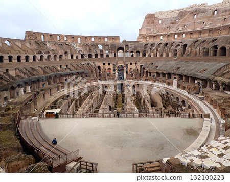 Colosseum seen from the stands Colosseum seen from the stands 132100223