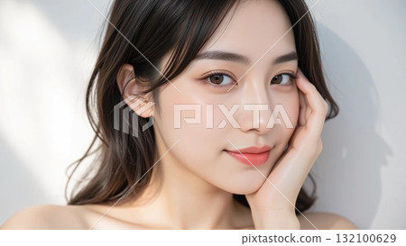 美麗的女人美麗形象 132100629