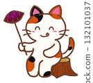 Cat holding roasted sweet potato 132101037
