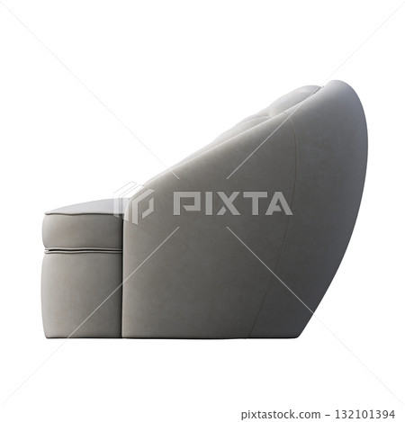 armchair isolate on a transparent background, comfortable furniture for home interior, 3D illustration, cg render armchair isolate on a transparent background, comfortable furniture for home interior, 3D illustration, cg render 132101394
