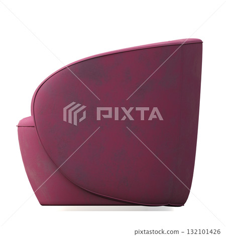 armchair isolate on a transparent background, comfortable furniture for home interior, 3D illustration, cg render armchair isolate on a transparent background, comfortable furniture for home interior, 3D illustration, cg render 132101426