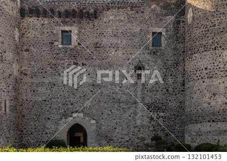 Ancient Stone Castle Wall 132101453