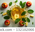 Apples in a glass 132102066