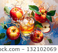 Fruit juice in a glass 132102069