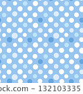 Seamless Pattern Baby Blue Polka Dot Background Cute and Playful Design for Kids Decor 132103335