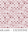 Seamless Pattern Powder Rose Polka Dot Background for Elegant Decor and Design Projects 132103342