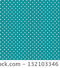 Seamless Pattern Teal Polka Dot Background with Small White Dots for Stylish Designs 132103346