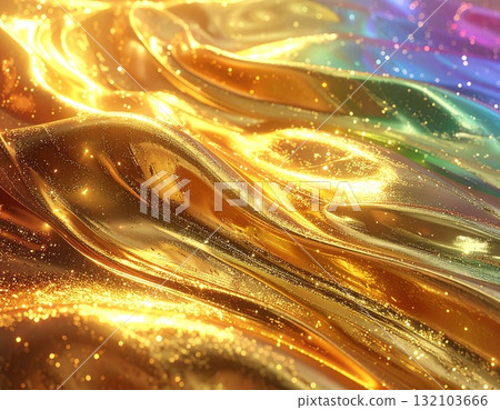 流動的金色紋理 流動的金色紋理 132103666