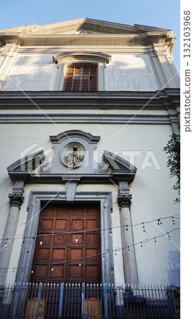 Naples, Italy - Facade of San Giorgio Maggiore is a basilica church Naples, Italy - Facade of San Giorgio Maggiore is a basilica church 132103968