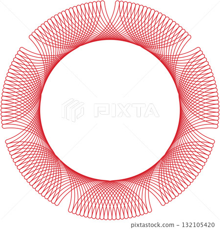 Simple red line frames with double stroke. Monogram blank for text decoration. Simple red line frames with double stroke. Monogram blank for text decoration. 132105420