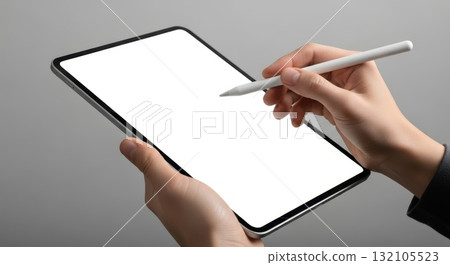 Hand holding seedling with soil symbol of growth, sustainability, and environmental conservation 132105523