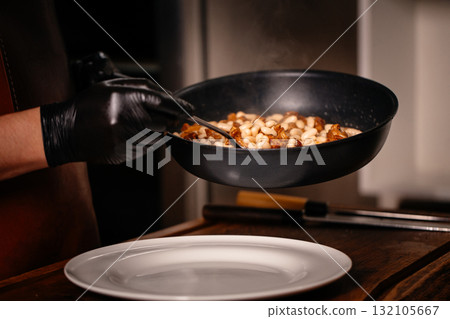 White Beans Dish. 132105667