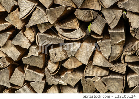 Texture of Firewood Prepared for Stove Heating, Natural Abstract Brown Background Texture of Firewood Prepared for Stove Heating, Natural Abstract Brown Background 132106124