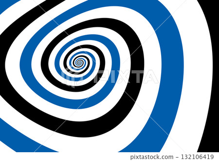 Artistic spiral shape. Vector drawing Artistic spiral shape. Vector drawing 132106419