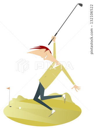 golf, golfer, vector 132106522
