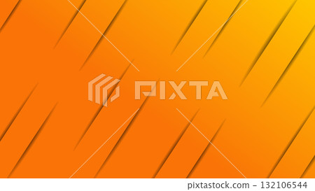 An abstract orange and yellow background with 3d stripes. A bright colorful backdrop with papercut lines. An abstract orange and yellow background with 3d stripes. A bright colorful backdrop with papercut lines. 132106544