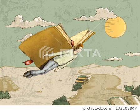 Books give you wings Books give you wings 132106807