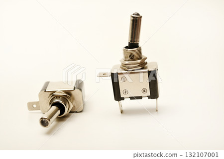 Large electrical switches. Electric toggle switch. The black switch. Large electrical switches. Electric toggle switch. The black switch. 132107001