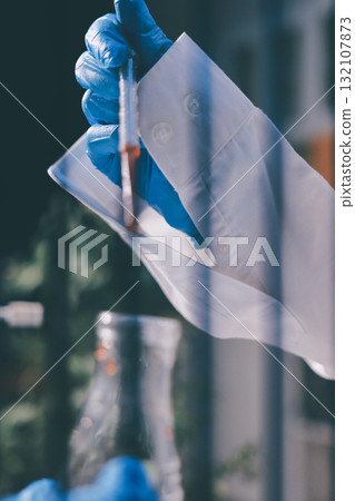 Researchers working in the clinical laboratory Researchers working in the clinical laboratory 132107873