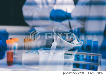 Researchers working in the clinical laboratory Researchers working in the clinical laboratory 132107892