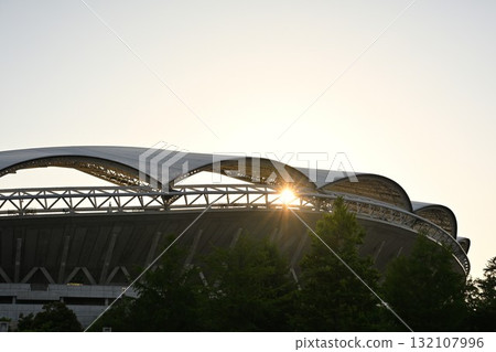 Big Swan Stadium in Summer (Niigata Prefecture) Big Swan Stadium in Summer (Niigata Prefecture) 132107996
