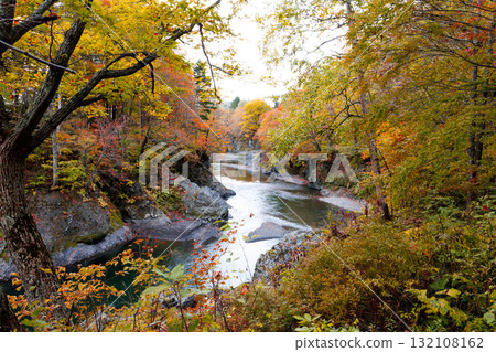 Autumn scenery of Takinoue Town 132108162