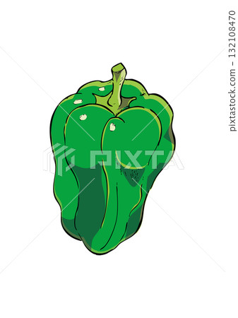 甜椒插畫顏色 甜椒插畫顏色 132108470