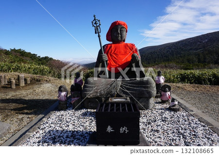 Zao Jizo statue on Mount Zao Zao Jizo statue on Mount Zao 132108665