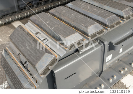 [Store demolition and heavy machinery caterpillar tracks] 132110139